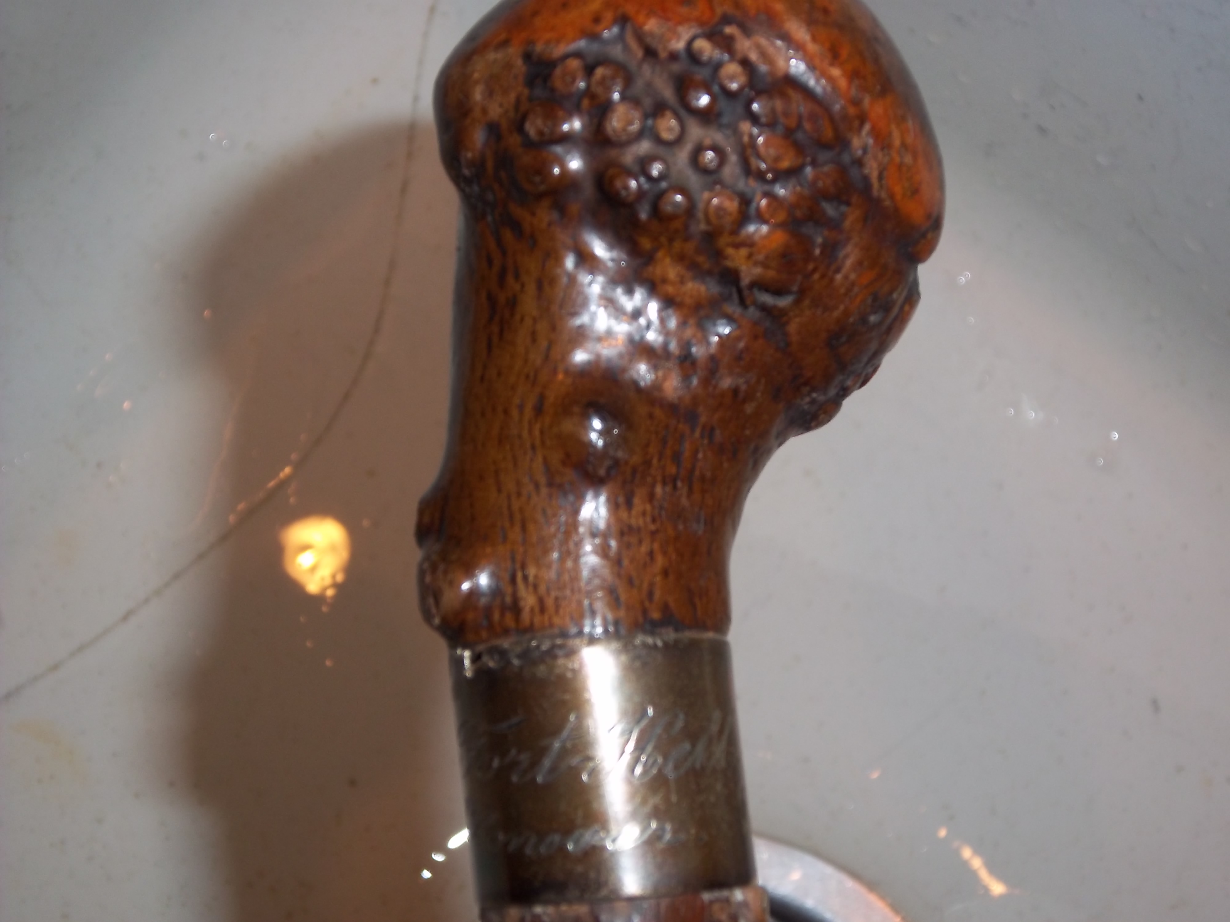 Civil War era hickory walking stick InstAppraisal